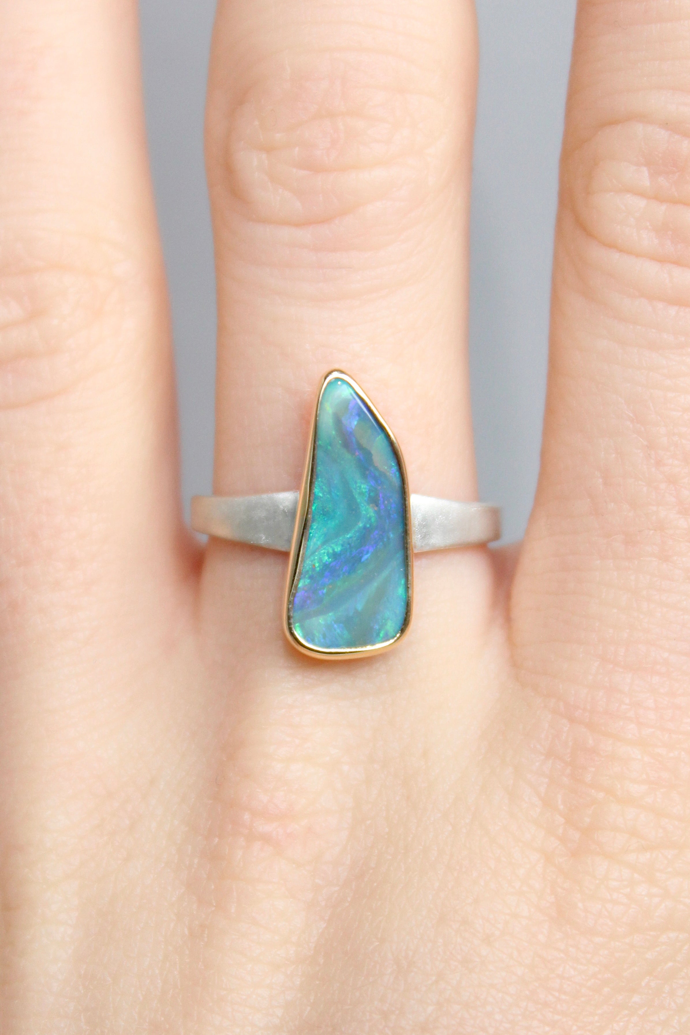 'Aurora' Ring - 9ct Gold & Silver