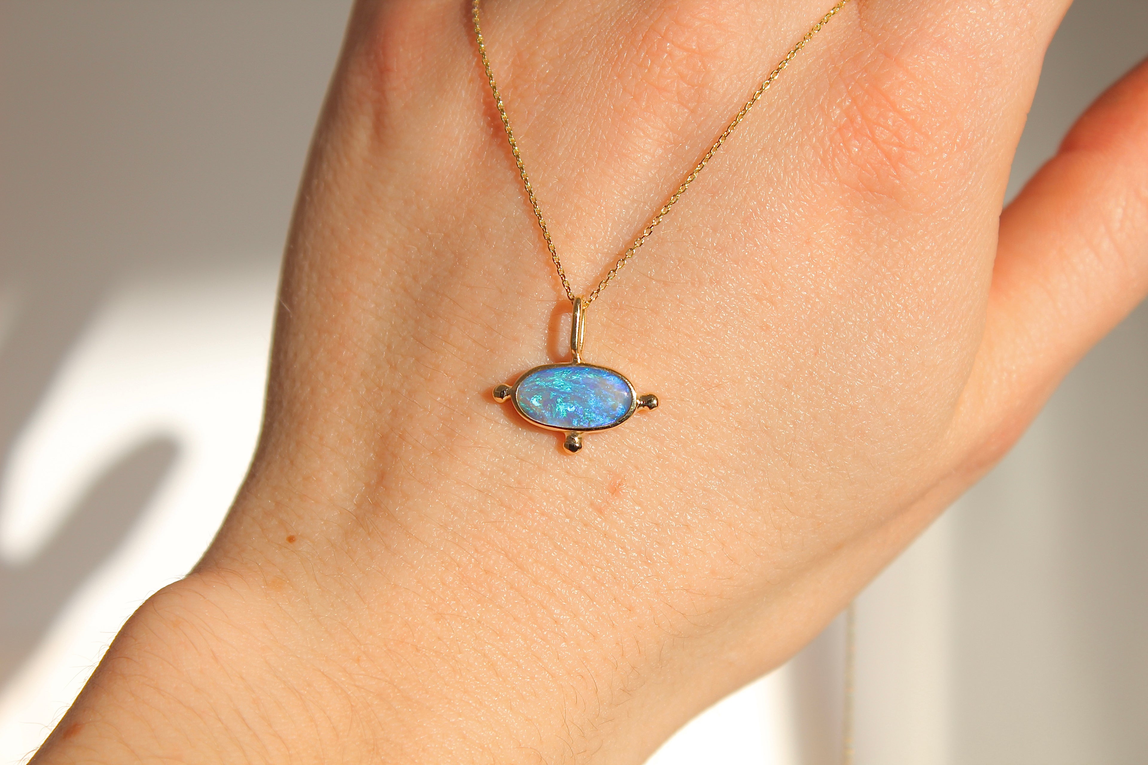 'Aether' Pendant - 9ct Gold